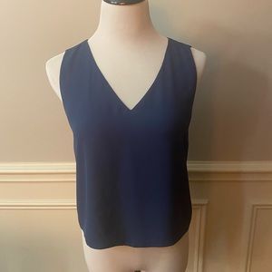 Babaton Cropped Silk Tank Top
